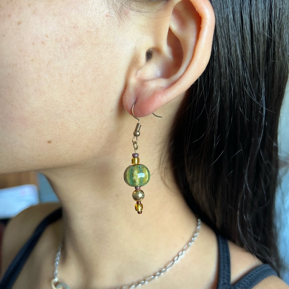 Handmade earrings.